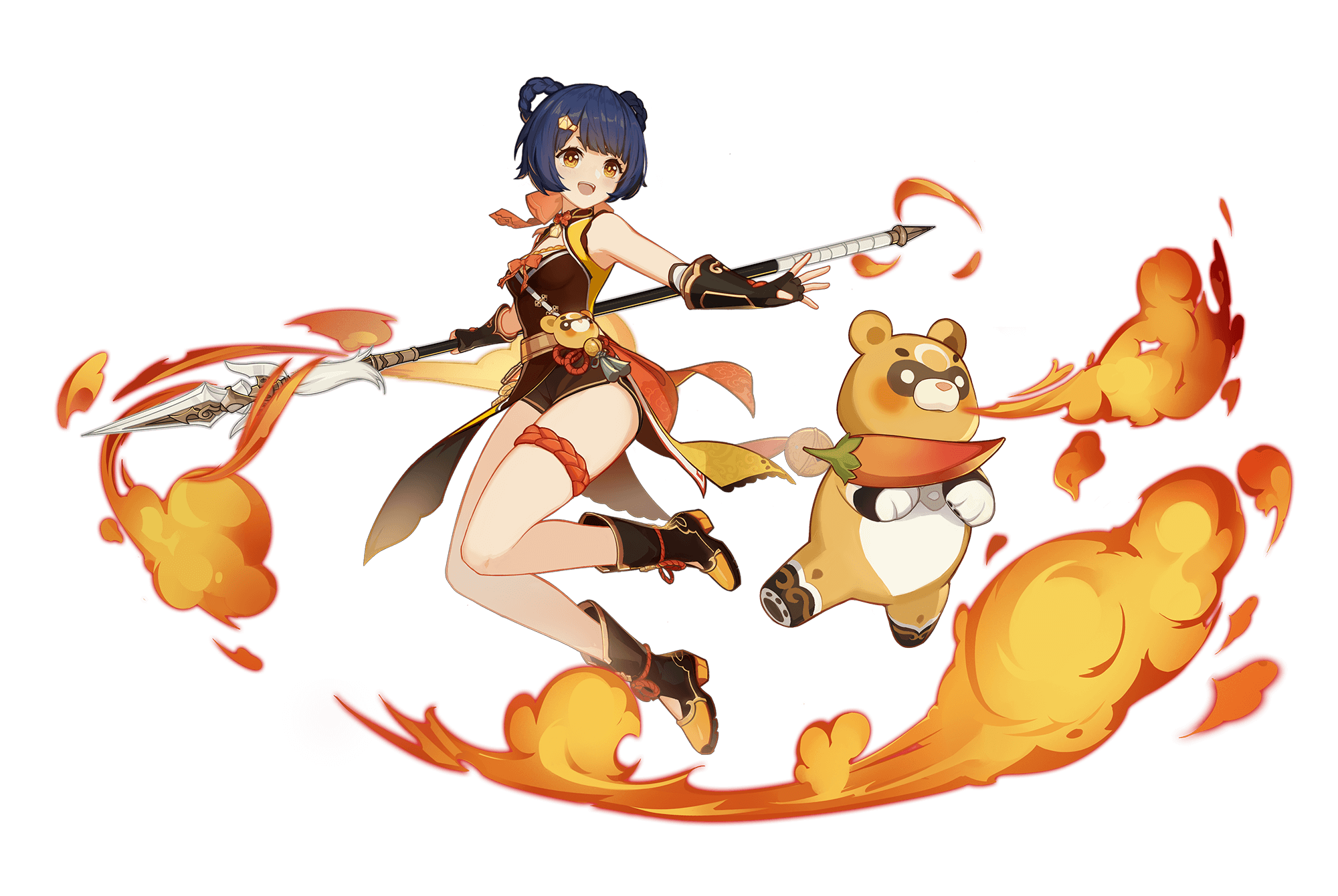 Xiangling profile art character art